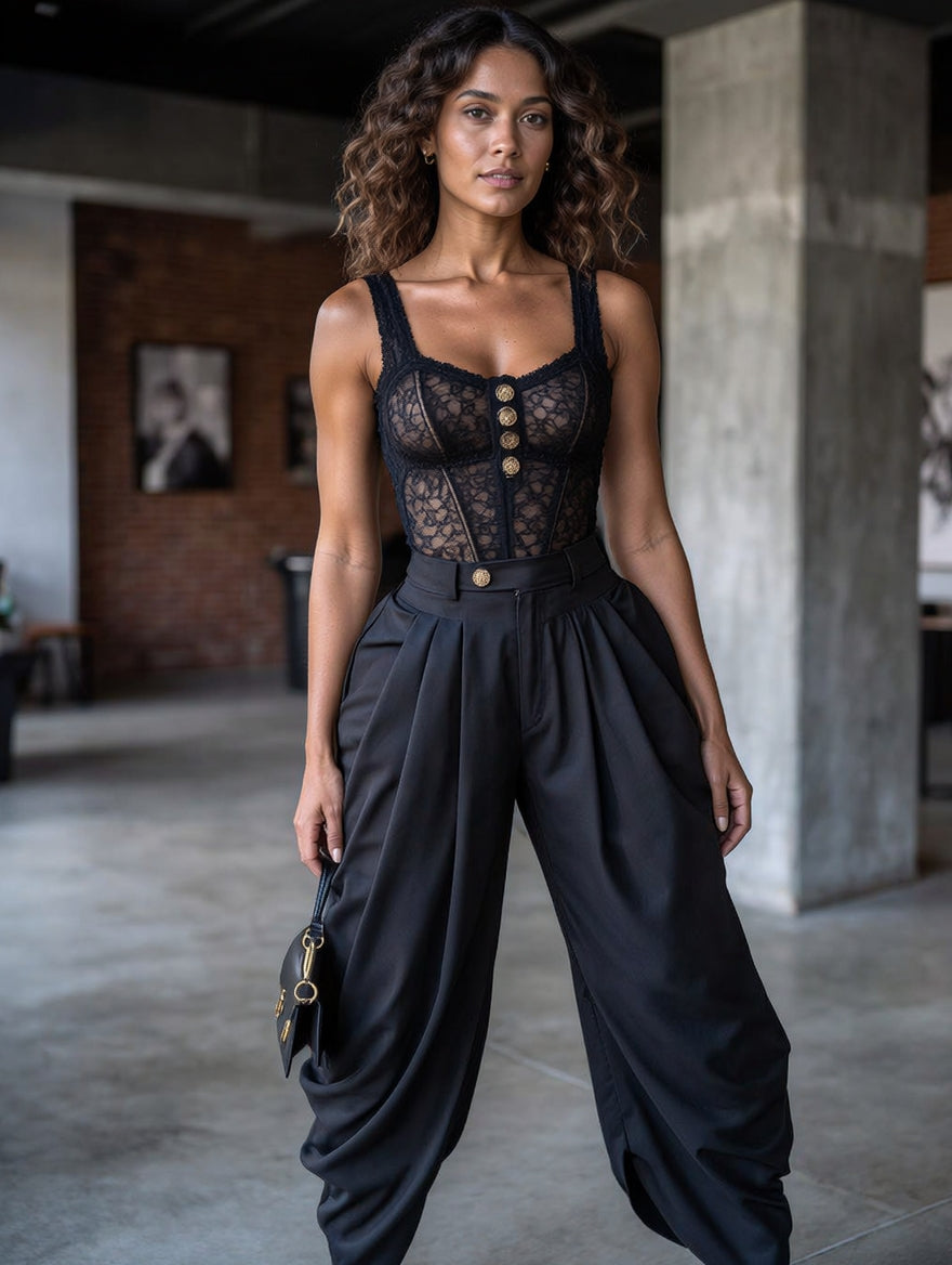 Pantalon Palazzo